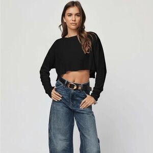 Stillwater The Boyfriend Cropped Lon Sleeve Tee